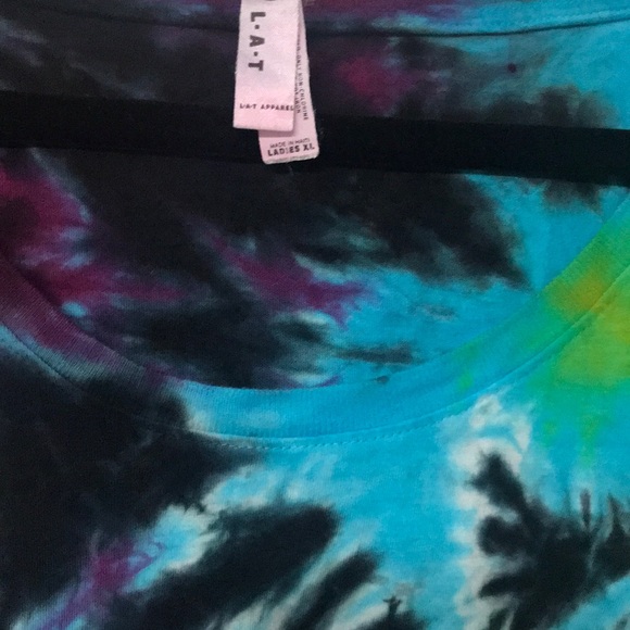 Tie Dye Shirt 💜❤️🧡💛💙💚🖤 - Picture 3 of 5